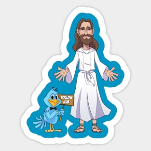 Follow Him - Jesus is the Key Sticker